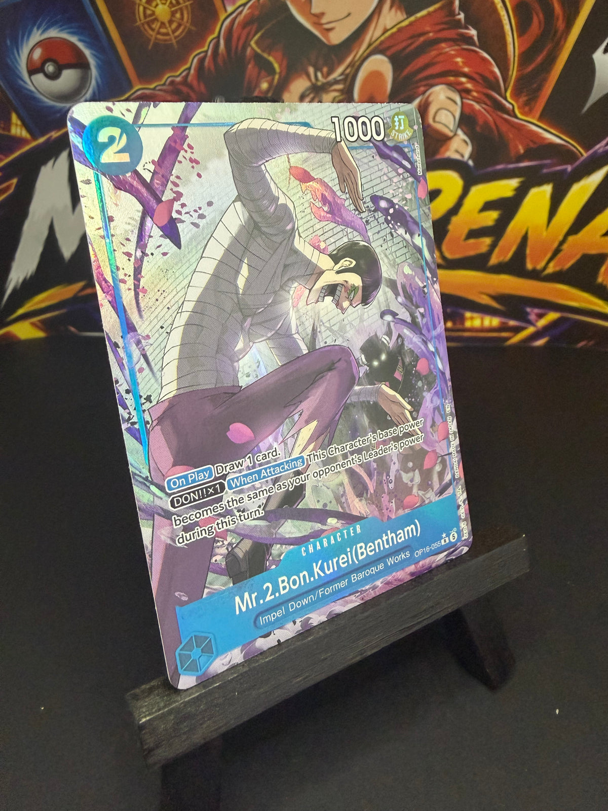 OP16-055 Mr.2.Bon.Kurei(Bentham)(Alternate Art)