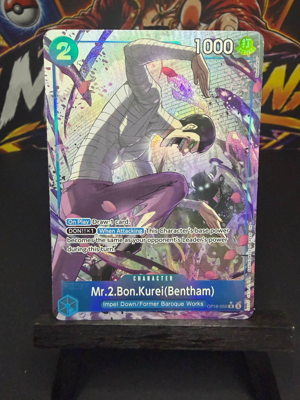 OP16-055 Mr.2.Bon.Kurei(Bentham)(Alternate Art)